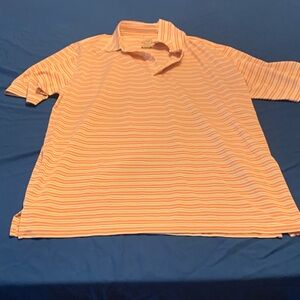 Head Orange Striped Polo Shirt
